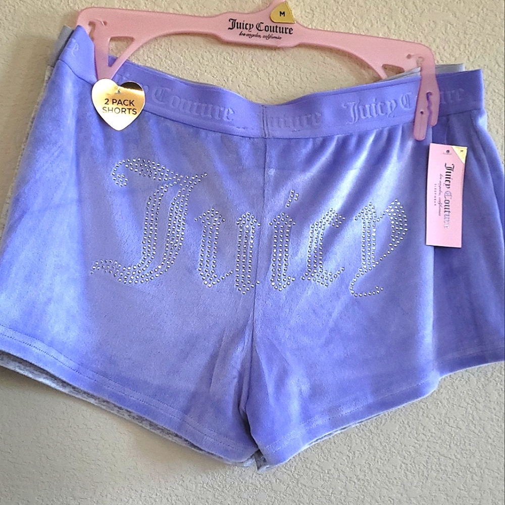 JUICY COUTURE SLEEPWEAR SHORTS SET OF 2